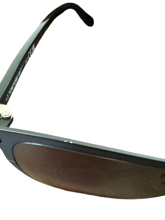 Tom Ford Alasdair Sunglasses Matte Black Metal Gray Lens TF Mens Womens - Picture 3 of 13